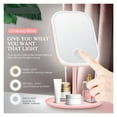 thumbnail image 2 of Miroir de Maquillage LED avec Lumière Miroir de Visage avec Rangement Miroir de Bureau Rotatif Miroir de Courtoisie Réglable Variateur USB Miroir Cosmétique, Largement Utilisé, 2 of 7