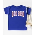 thumbnail image 4 of Big Bro Baseball Shirt Toddler and Kids Sibling Announcement Graphic Tee Vintage Royal Shirt 5-6, 4 of 8