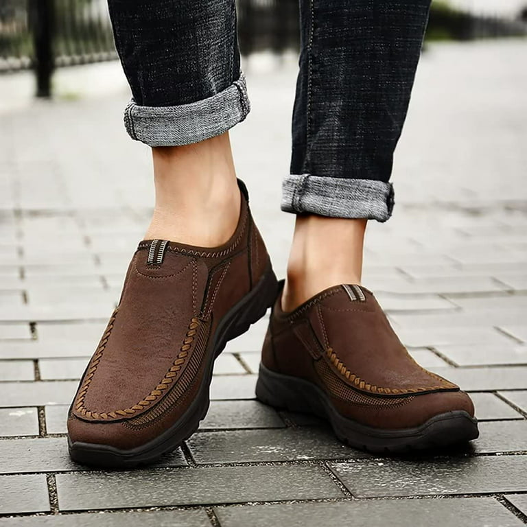 Men Casual Slip On Loafers, Mens Comfortable Moccasin Shoes for Walking and Sneaker, Mocasines para Hombre - Walmart.com