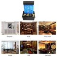 thumbnail image 4 of Indoor Fountain with Natural Stones and LED Lights, Illuminated Waterfall, Tabletop Fountain for Office, Home Decor, 5V USB Cable, 4 of 4
