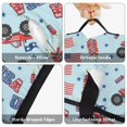 thumbnail image 6 of Monster Cartoon Truck Blue Pattern Teens Toddler Nap Mat with Pillow, Sleeping Mat Bag for Preschool Daycare 60"x20", 6 of 6