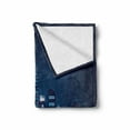 thumbnail image 2 of Modern Soft Flannel Fleece Throw Blanket, Night View of Metropolis City with High Skyscrapers Downtown Business Center Image, Cozy Plush for Indoor and Outdoor Use, 70" x 90", Dark Blue, by Ambesonne, 2 of 6
