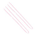 thumbnail image 3 of 44" Solid Strings Laces for Sneaker Pink, 3 of 4