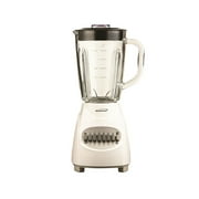 Brentwood JB-920W 12-Speed plus Pulse Blender with Glass Jar, White