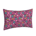 thumbnail image 2 of Naloa Summer Flamingo Pillowcase, Throw Pillowcase, Wrinkle-Free, Stain-Resistant with Hidden Zipper for Bedroom Sofa - 20"x30", 2 of 9