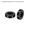 thumbnail image 4 of M10 Aluminum Spacers, 10 Pcs Metal Spacer Aluminum 3/8" ID x 3/4" OD x 1/8" L Standoff for 3/8" or M10 Screw Bolts, 4 of 5