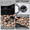 thumbnail image 5 of COEQINE Universal Car Trunk Mat All Weather Cargo Liner Floor Mat with Non-Slip Backing Scratch-proof Pet Cargo Mat Suitable for Most Car Models, Brown Cowhide Cow Print, 5 of 7