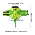 thumbnail image 3 of Dragonfly Shape Dog Swimming Vest with Traction Handle, Adjustable Padded Flotation Life Jacket for Pool Beach Boating, Medium 15-22 lb, 3 of 6