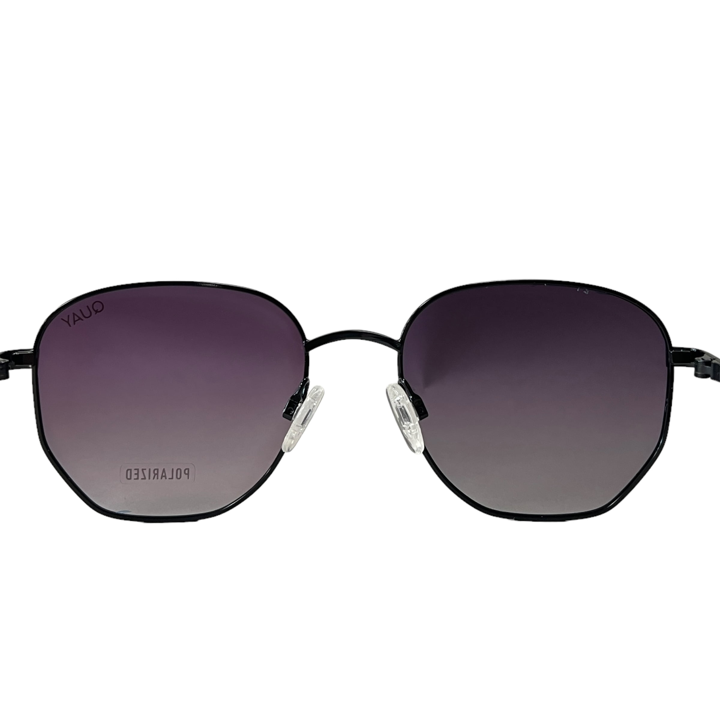 Quay Australia Big Time Square Sunglasses, Black/Smoke