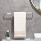 thumbnail image 4 of Fiudx Estante de Acrílico para Baño, Sin Perforaciones, para Montaje En Pared, con Adhesivo Fuerte para Zapatos y Toallas, Diseño Compacto, Fácil Instalación, Material Duradero, Gris/Blanco, 40,5 X 5, 4 of 6
