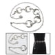 thumbnail image 5 of Cadena de cintura con colgante de estrella para mujer BLESIY Plata Cadena de la cintura, 5 of 6