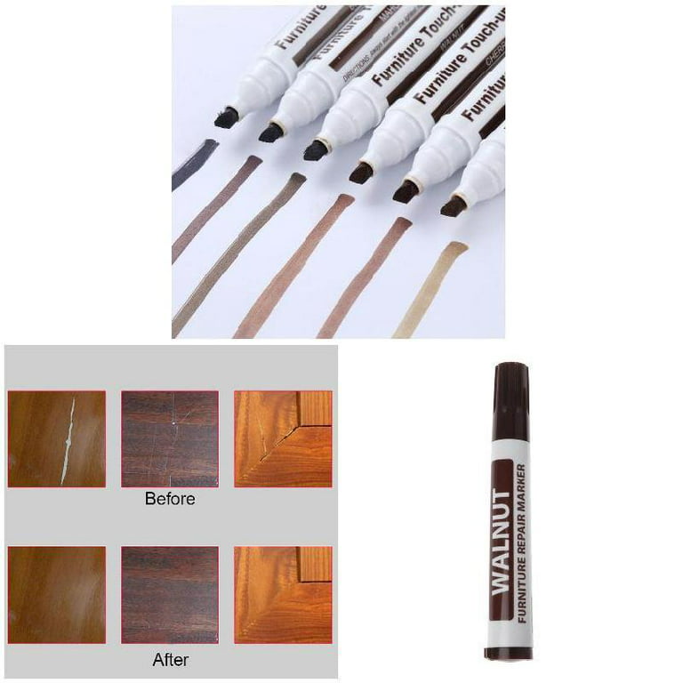 Furniture Repair Pen Markers Scratch Filler Paint Remover For Wooden  Cabinet Floor Tables Chairs