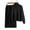 Black, variant on LEKODE Knit Sets Two Piece Women 2 Piece Maxi Skirt Sets for Women Striped Sweater Dress Womens Two Piece Sets Sweater Dress Maxi Skirts for Women Two Piece Sets for Women Going Out Black One Size
