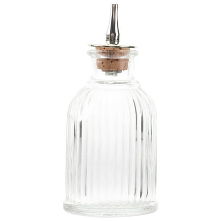 

90ml Glass Absinthe Wine Bottle Mixing Bottle Beverage Whiskey Dispenser with Lid (Random Color Lid)