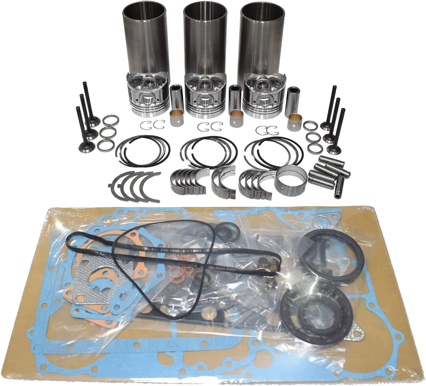 Upper & Lower Overhaul Gasket Kit For Bobcat 316, 320, 322, 323, 453, 463, MT50, MT52 – Part #6672739 + 6672740