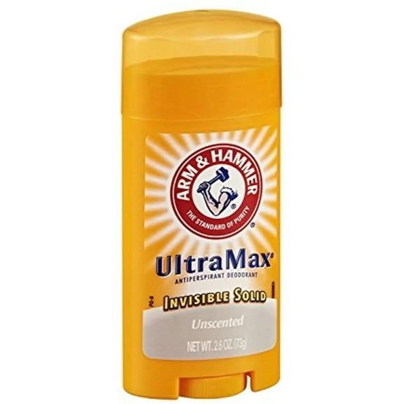 Arm & Hammer Ultramax Anti-Perspirant Deodorant Solid Unscented 2.60 Oz (Pack Of 12)