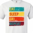 thumbnail image 4 of Inktastic Skiing Eat Sleep Ski Repeat T-Shirt, 4 of 5