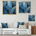 thumbnail image 4 of Designart "Elegance Amidst Blue Ferns IV" Ferns Floater Framed Wall Decor, 4 of 5
