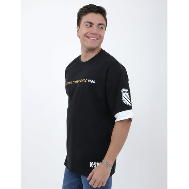 Playera Hombre K-Swiss OVER-SIZE Color Negro