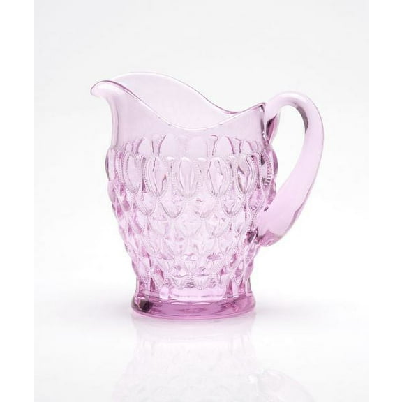 Mosser Glass Elizabeth Pitcher in Rose Pink Crystal