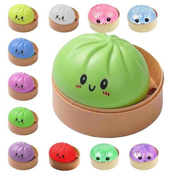Pelota antiestrés squishy QPGJPD de dumplings blandos, juguete sensorial