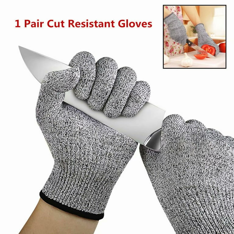 1 Pair Anti Cutting Gloves, Level 5 Cut Resistant, Safe Kitchen