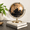 golden-7.87", variant on 9" Black World Globe with Rotating Stainless Steel Stand for Home Office Decor