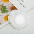 thumbnail image 5 of Unique Bargains 1 Set Contact Lens Case Electroplated Cat's Paw Lens Storage Case Silver Tone White, 5 of 5