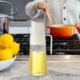thumbnail image 3 of Botella de aceite, aceitera automática de apertura y cierre para el hogar, para jarabe, salsa de soja Gris claro, 3 of 9