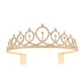 thumbnail image 4 of Diadema con corona de cumpleaños europea y americana, accesorios para el cabello con diamantes de imitación para fiesta nupcial, sombrero de cumpleaños digital de un año, diadema de aleación, 4 of 6