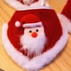 thumbnail image 4 of Navidad mascota adorable Papá Noel collar babero bufanda perro gato saliva toalla suministros para mascotas - tamaño XL (rojo), 4 of 5
