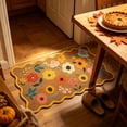 thumbnail image 6 of Fall Door Mat,Fall Outdoor Rug,Fall Non-Slip Floor Mat, Absorbent Polyester Entryway Rug, Thanksgiving Festive Decor Carpet for Bathroom Kitchen Bedroom Indoor Home Decor(D 23.62*15.75 in), 6 of 6