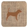 thumbnail image 1 of Beagle Burlap and Brown Foam Coasters, Set - 4, 1 of 1
