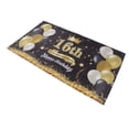 thumbnail image 2 of Dekaim Backdrop, Happy Birthday Backdrop Washable Black Gold Balloon Fireworks Sign 16th Birthday Backdrop for Bedroom Yard, 2 of 8