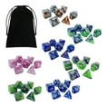 thumbnail image 3 of Juego de dados poliédricos acrílicos de 49 piezas, D8, D10, D12, D20, juguetes, dados rodantes bicolores, dados para juegos de rol, juegos de mesa KTV Estilo A Macarena dados de juego, 3 of 8
