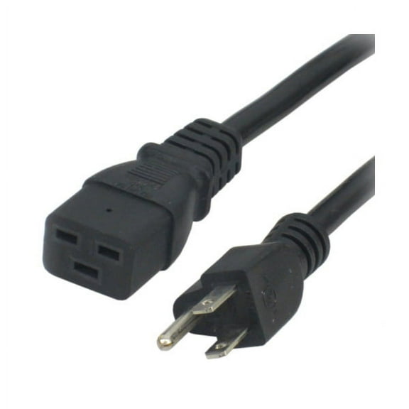 IEC M13110-10 Power Cable NEMA 5-15P to IEC320–C19 14AWG 10′