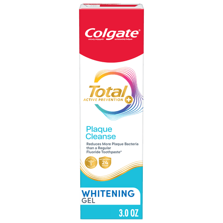 Colgate Total Plaque Pro Release Whitening Toothpaste, 3 oz
