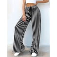 thumbnail image 5 of Pants Elastic Waist Palazzo Pants for Women Casual Lounge Wide Leg Pants, 5 of 9