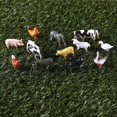 thumbnail image 5 of 12 Pcs Figurines d'Animaux Réalistes Modèle d'Animal de Grange Ensemble Éducatif (3-6cm), 5 of 5