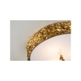 thumbnail image 3 of Lucas McKearn Trellis 20" 3-light Transitional Metal Flush Mount in Gold Leaf, 3 of 3