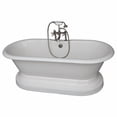 thumbnail image 2 of BarclayTub Kit 67" CI Dbl Roll Top, 2 of 3