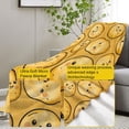 thumbnail image 3 of Funny Potato Blanket,Cute Potatoes Flannel Throw Blankets,Soft Warm Lightweight Cozy Plush Throws for Bedroom Sofa Home Decor Gifts for Women Girls 80"x60", 3 of 6