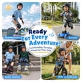 thumbnail image 2 of Kids Bike Helmet Set with Knee Pads Elbow Pads Wrist Guards, Adjustable Helmet for Boys Girls Bicycle Scooter, 2 of 10