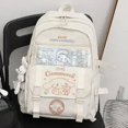 thumbnail image 1 of Sanrios Hello Kittys Backpack Anime Kawaii Cartoon Figure Casual Student Schoolbag Backpack Versatile Large Capacity Halloween, 1 of 4