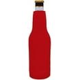 thumbnail image 2 of Blank Neoprene Beer Bottle Coolie (1, Red), 2 of 8