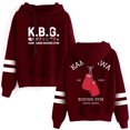 thumbnail image 1 of Hajime No Ippo KBG Hoodies Kamogawa Boxing Gym Merch Pocketless Parallel Bars Sleeve Streetwear,Red,XXL, 1 of 4