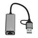 thumbnail image 2 of TUPO C Para Adaptador Ethernet, Adaptador de Red de CompuTadoras USB Portátil 100Mbps para Teléfonos Inteligentes Portátiles, 2 of 7