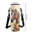 thumbnail image 7 of Yuyamidu Horse Backpack with Lunch Bag Set Sunflower School Bags 6th Grade Yellow Book Bags for Primary School Kids Lunch Box Pencil Case Water Bottle Sleeve 4 PCS Bookbag for Girls 10-12, 7 of 7