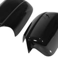 thumbnail image 6 of Pair Plastic Car Exterior Rear View Mirror Cover Cap Overlay for Dodge Charger 2011-2021 Gloss Black, 6 of 6