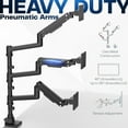 thumbnail image 5 of VIVO Pneumatic Triple Ultrawide Computer Monitor Desk Mount for Screens upto 49", 5 of 8
